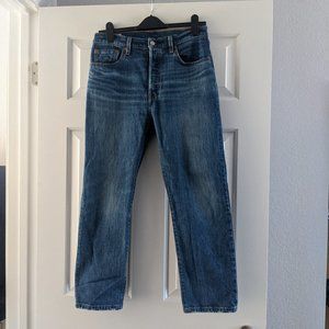 Levi's 501® High Waist Crop Jeans